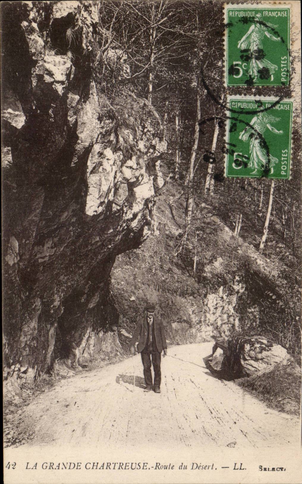 CPA grosse Chartreuse Strasse der Wuste