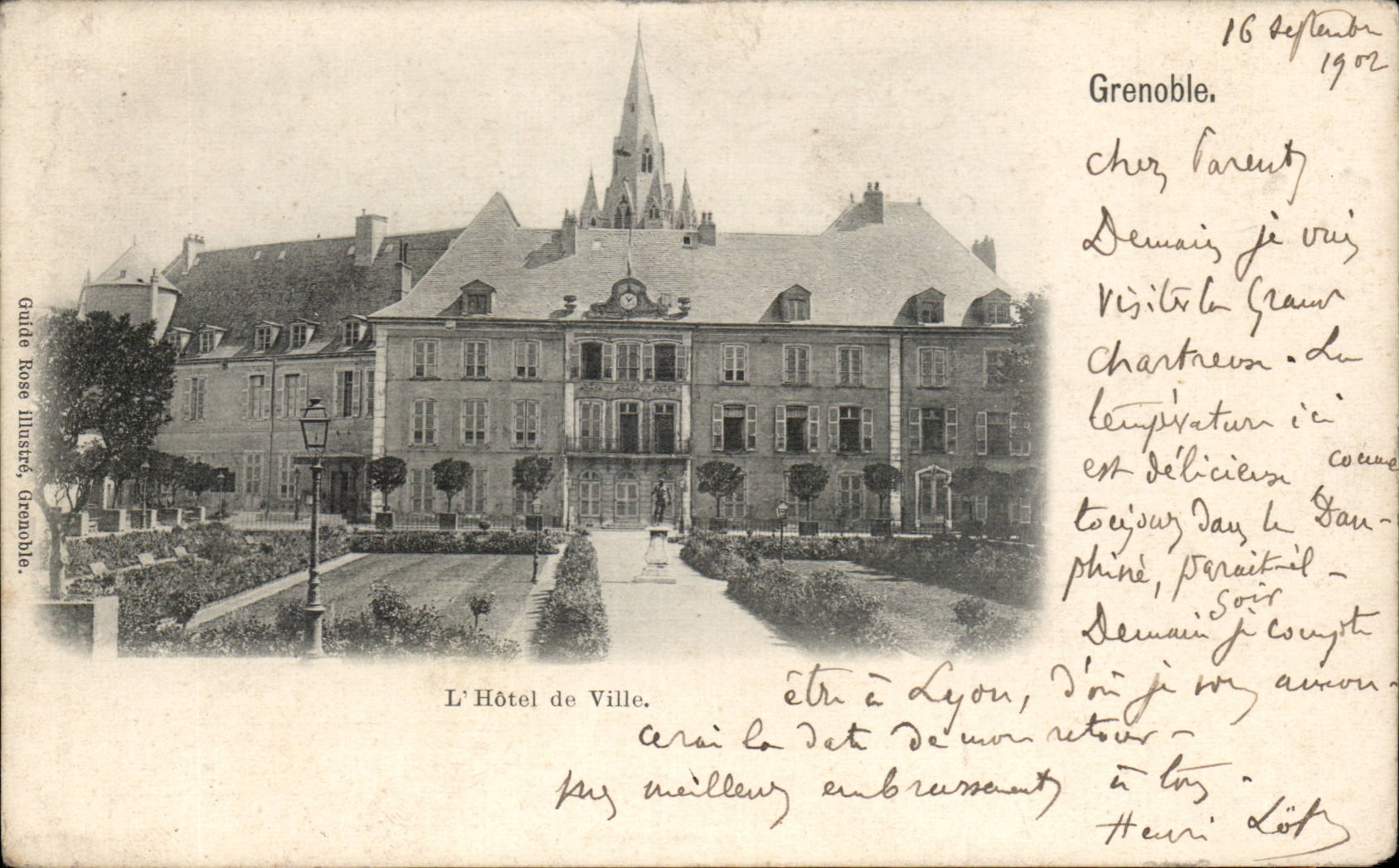 CPA Grenoble Town hall