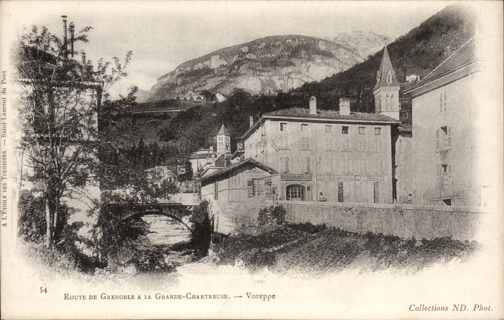 CPA Road of Grenoble to Large Chartreuse Voreppe