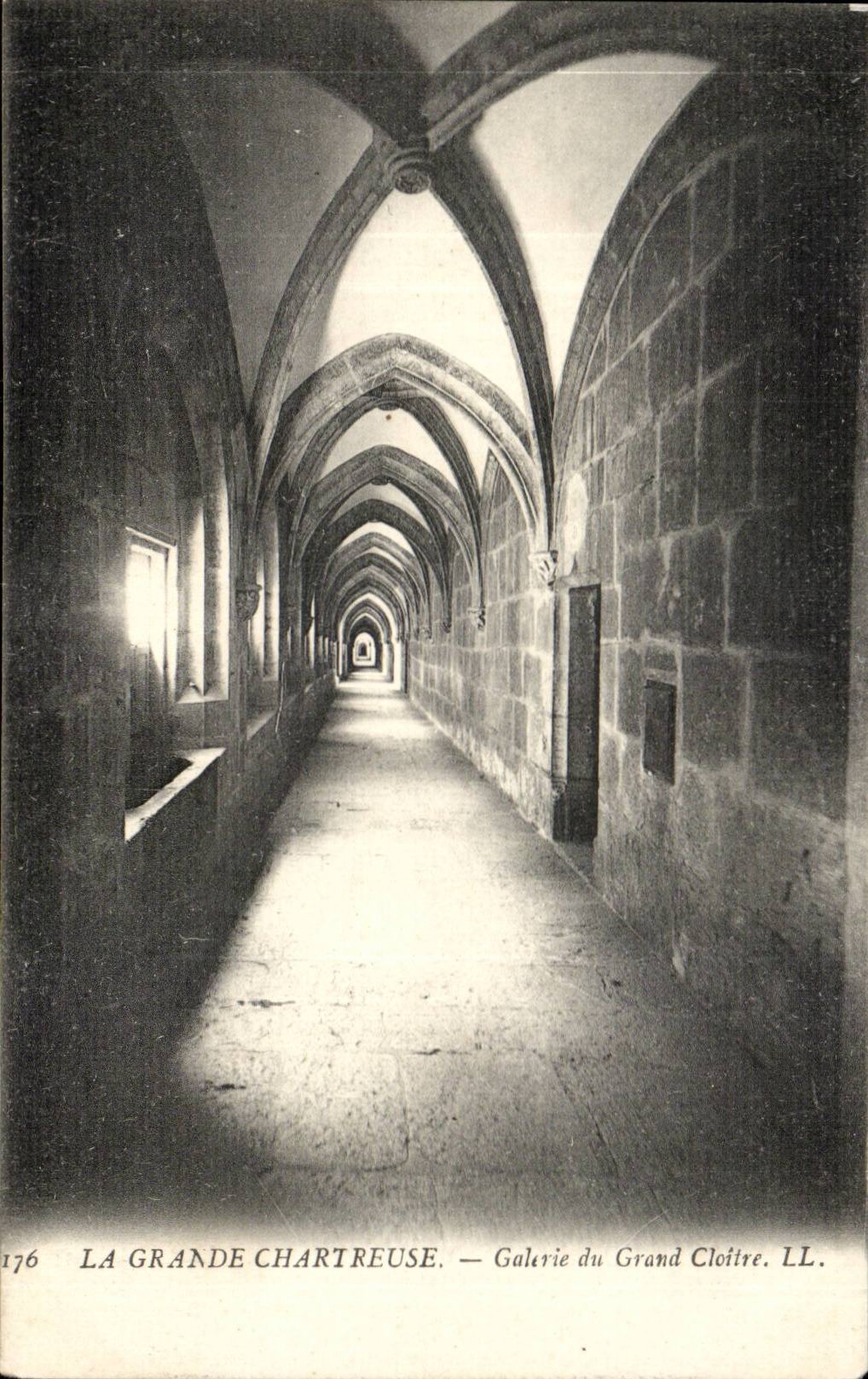 CPA grosse Chartreuse Galerie des grossen Klosters
