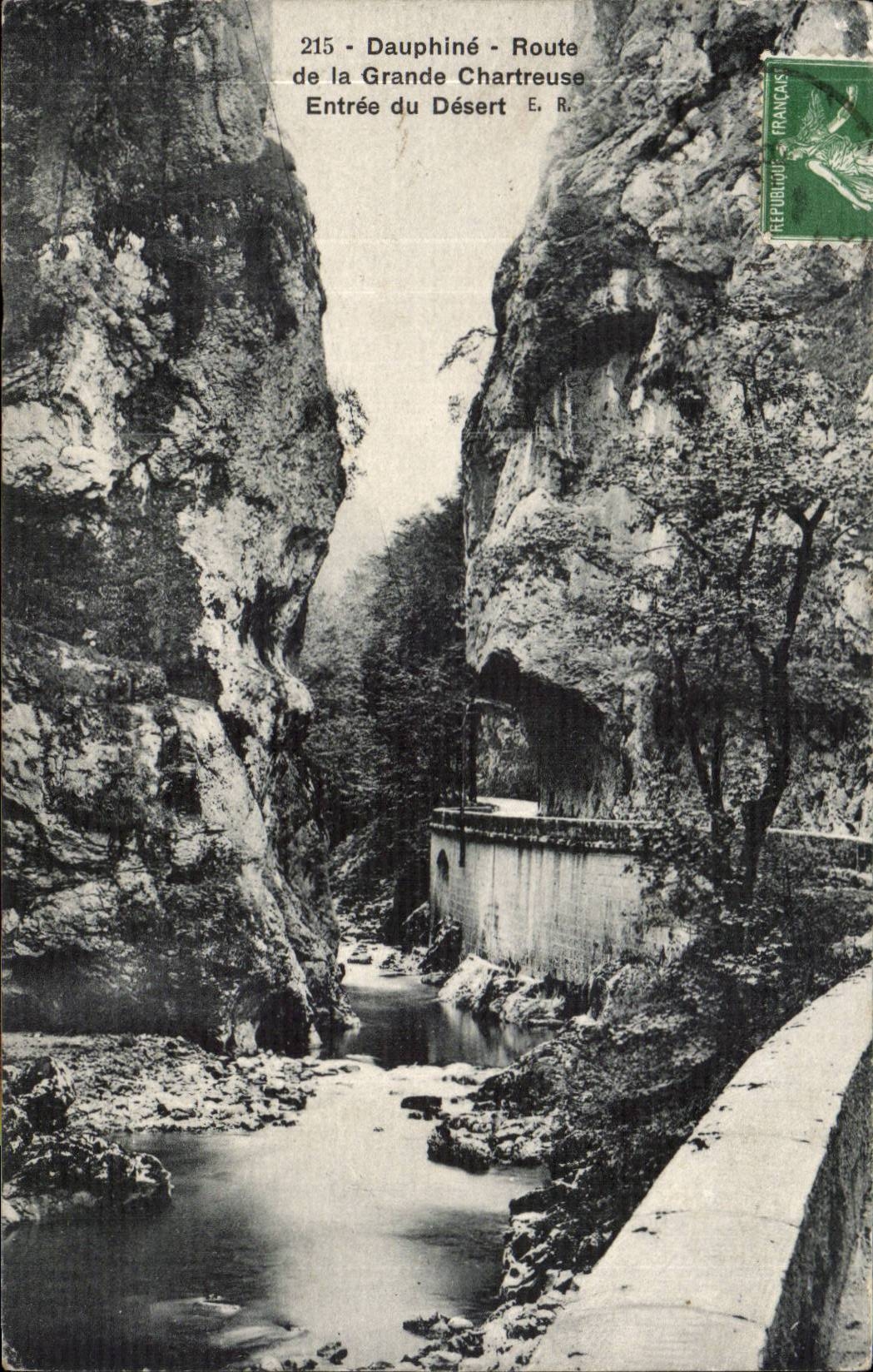 CPA grosse Dauphine Chartreuse Strasse