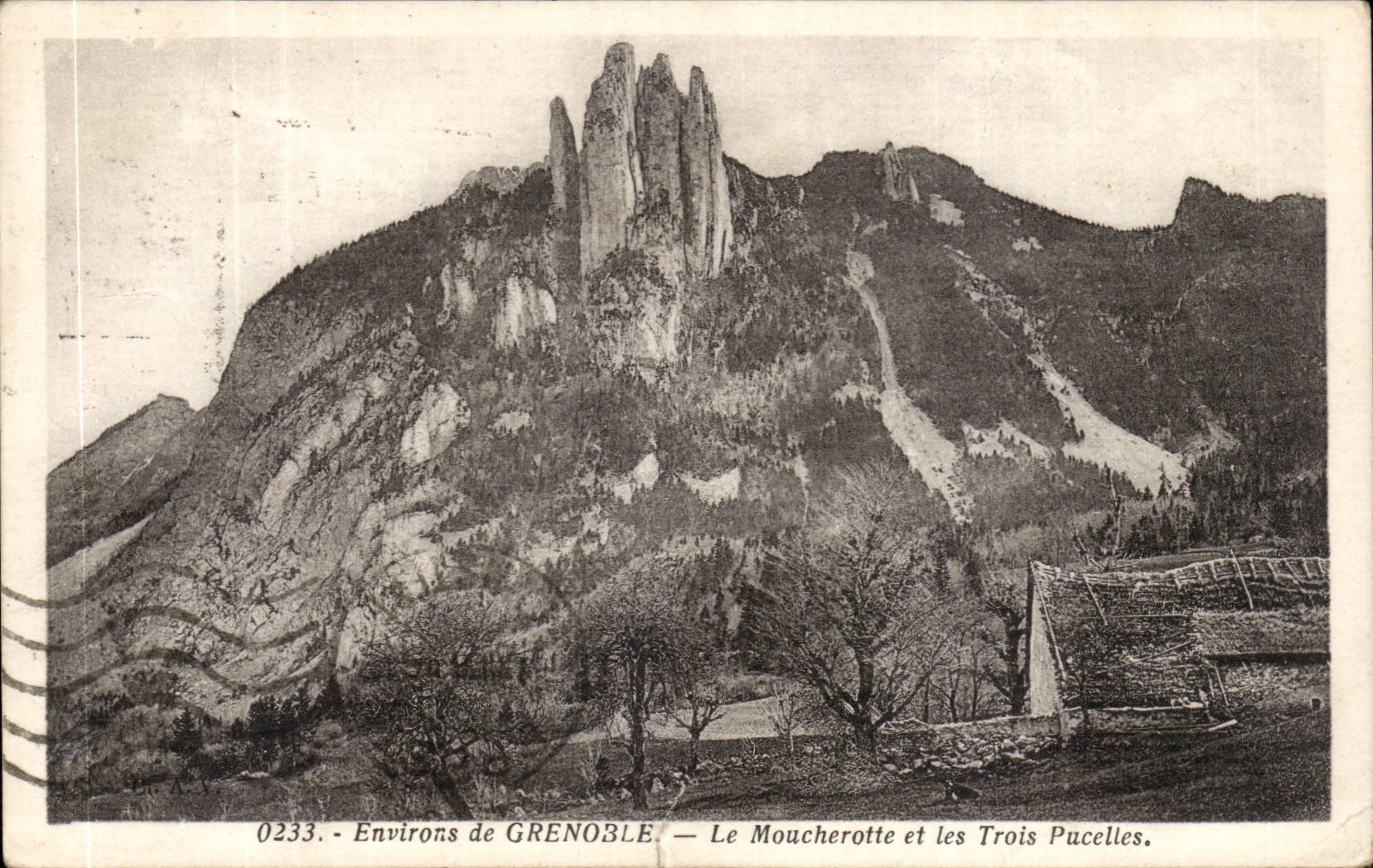 CPA Surroundings of Grenoble Moucherotte and three virgins