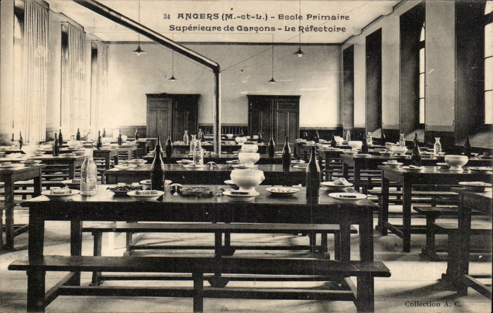 CPA Angers higher Elementary school boys the refectory