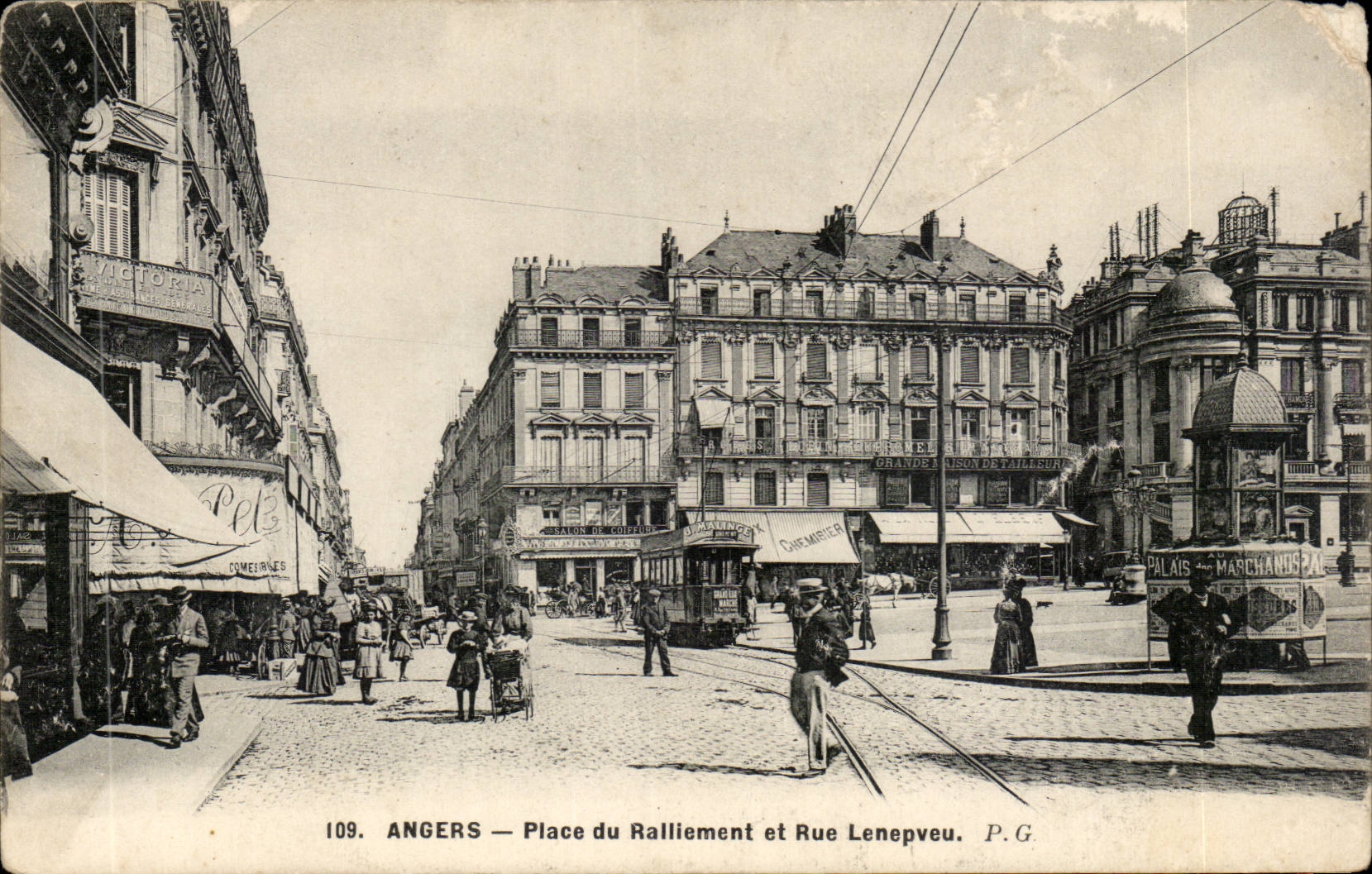 CPA Angers Places rallying and the street Lenepveu