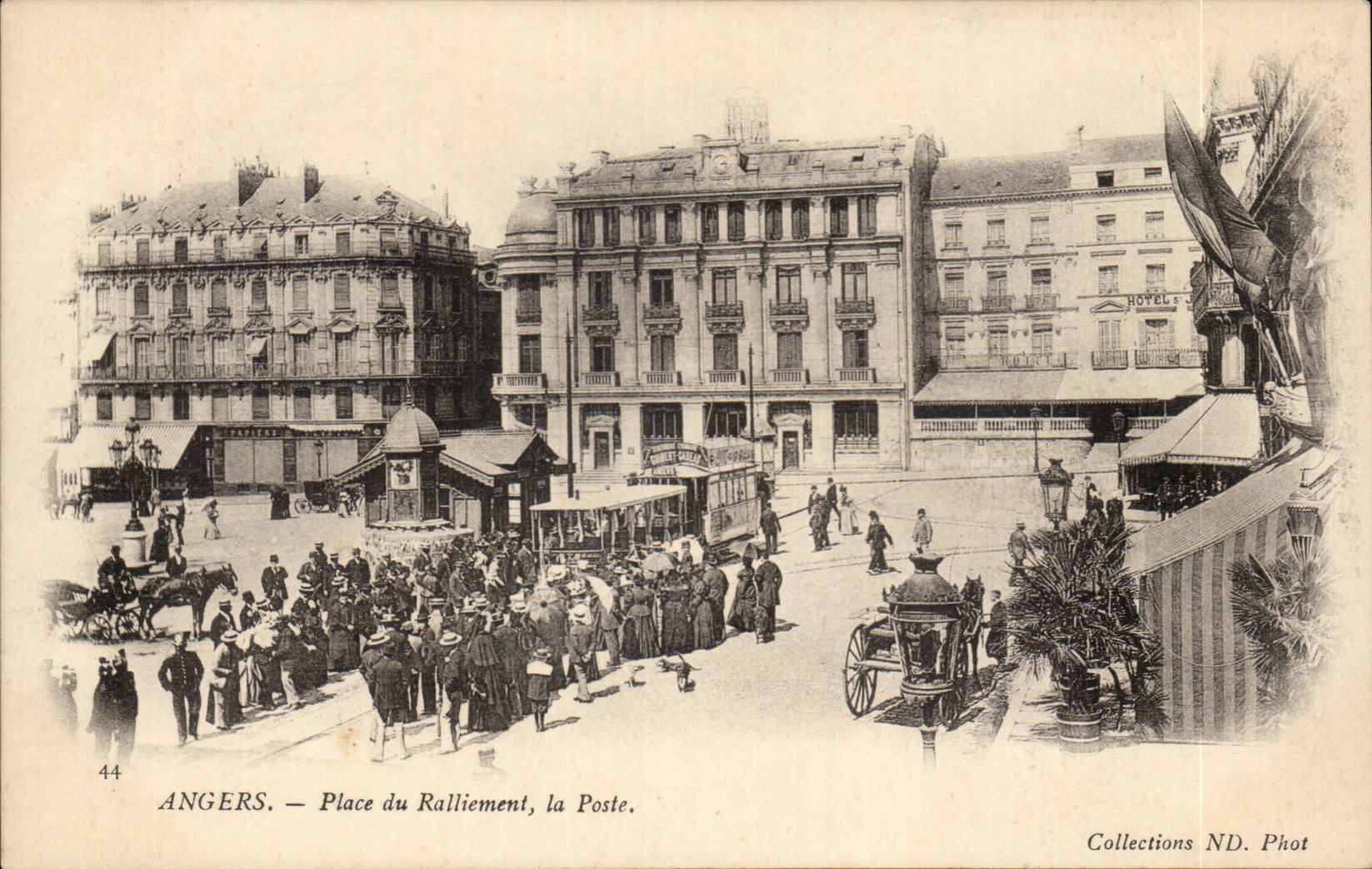 CPA Angers Places rallying the post office
