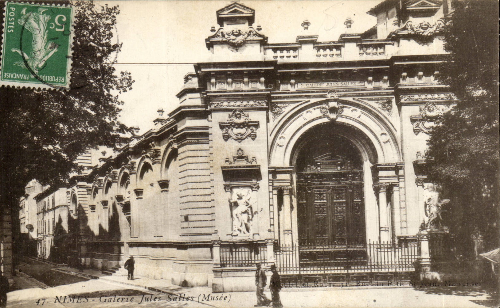 CPA Nimes Galerie-Jules-Raum-Museum