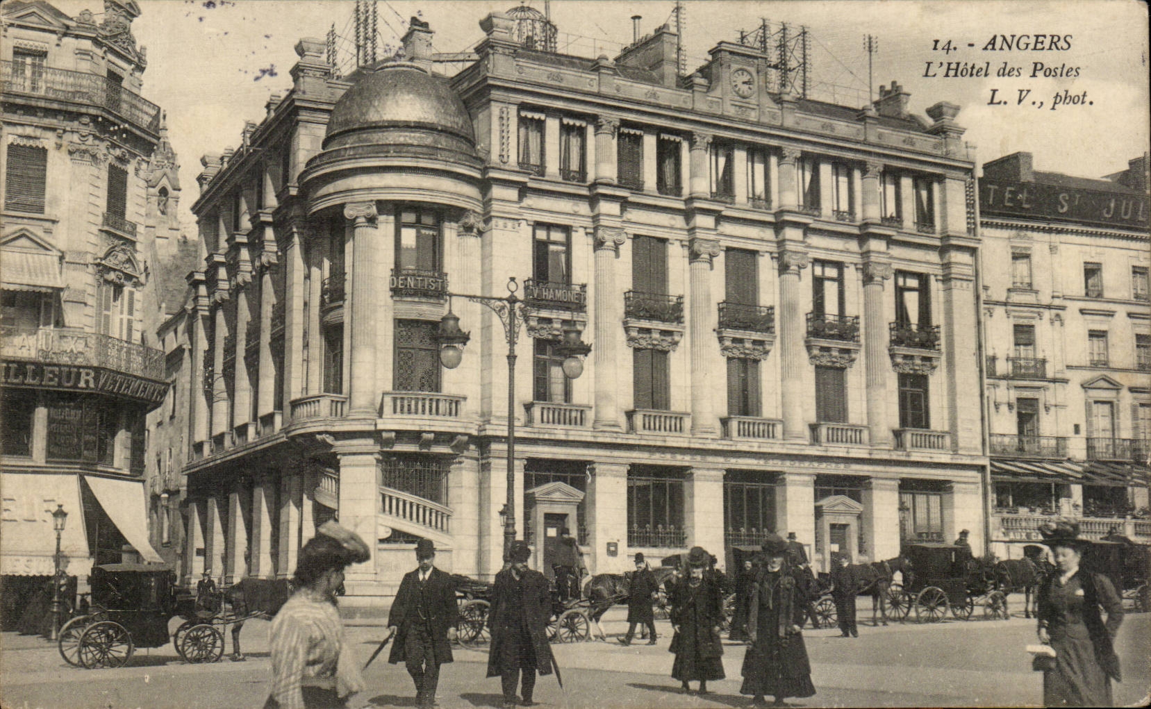 Angers CPA post office building and Telegraphs