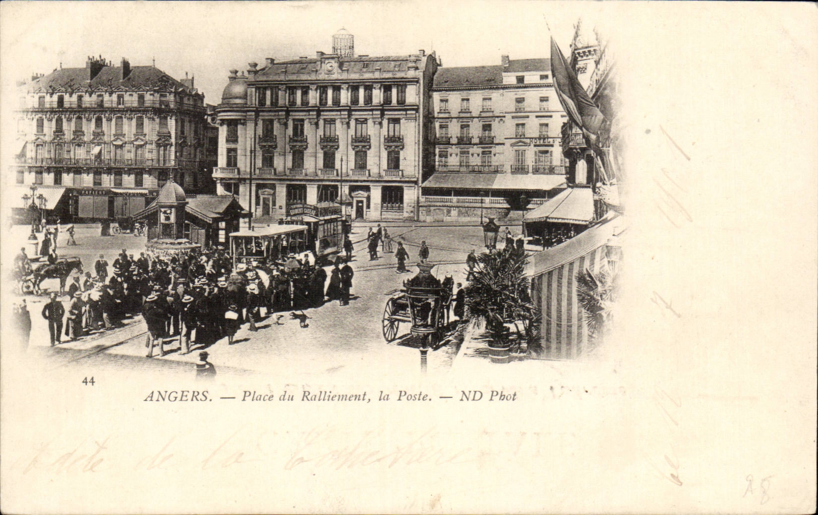 CPA Angers Places rallying the post office