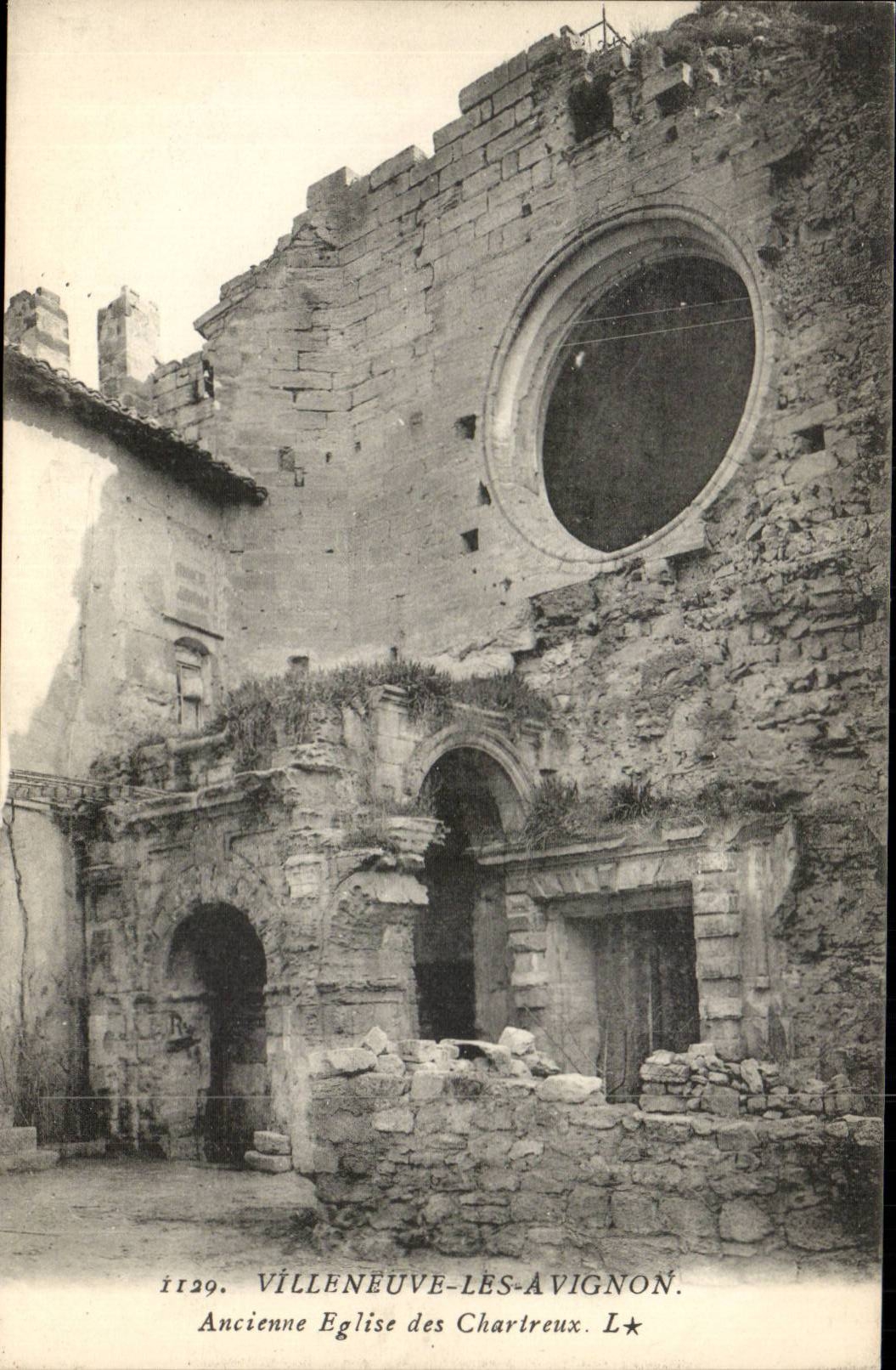 Villeneuve Avignon CPA Old church of the Carthusian monks
