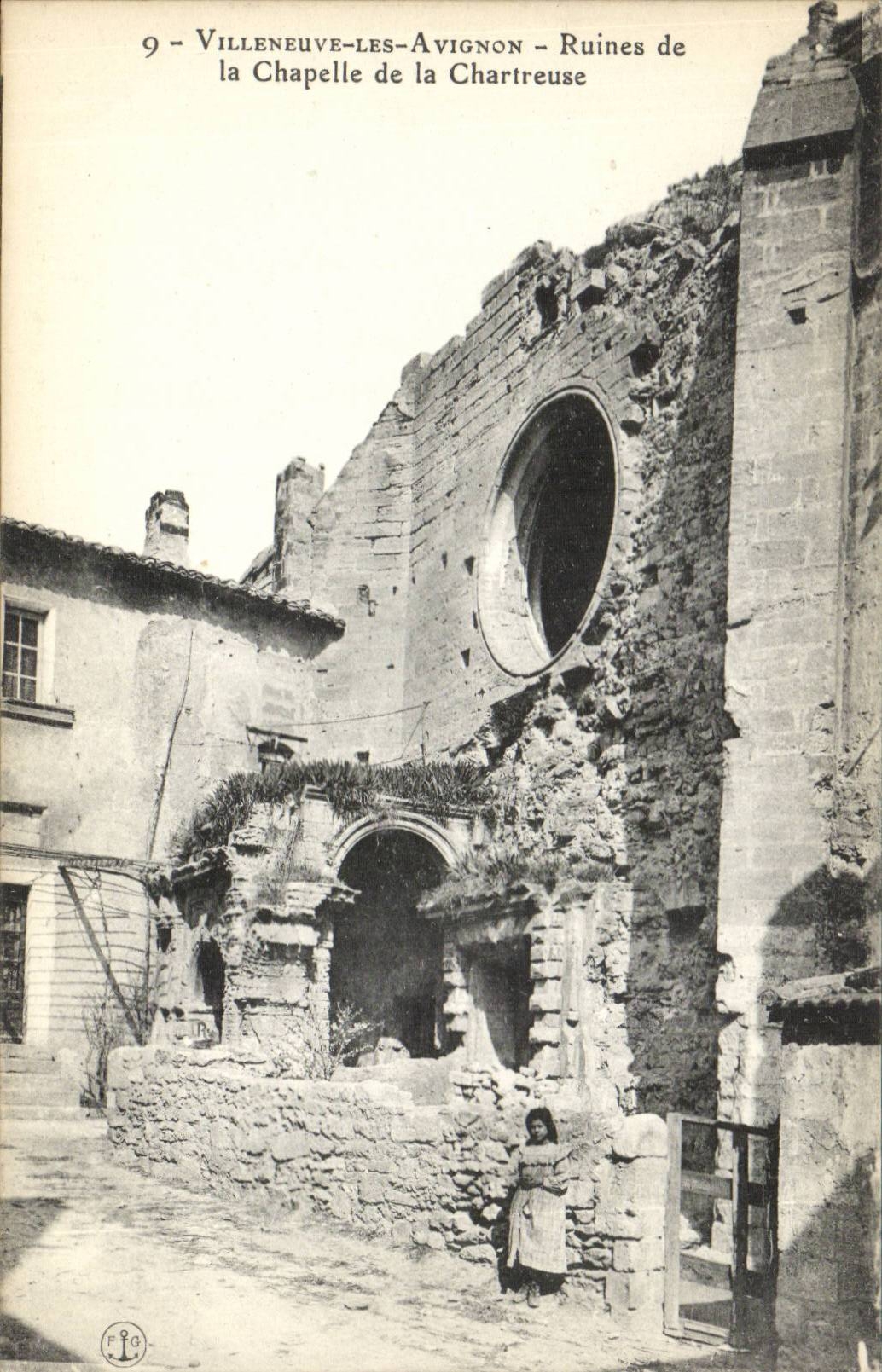 Villeneuve Avignon CPA Ruins of the vault of Chartreuse
