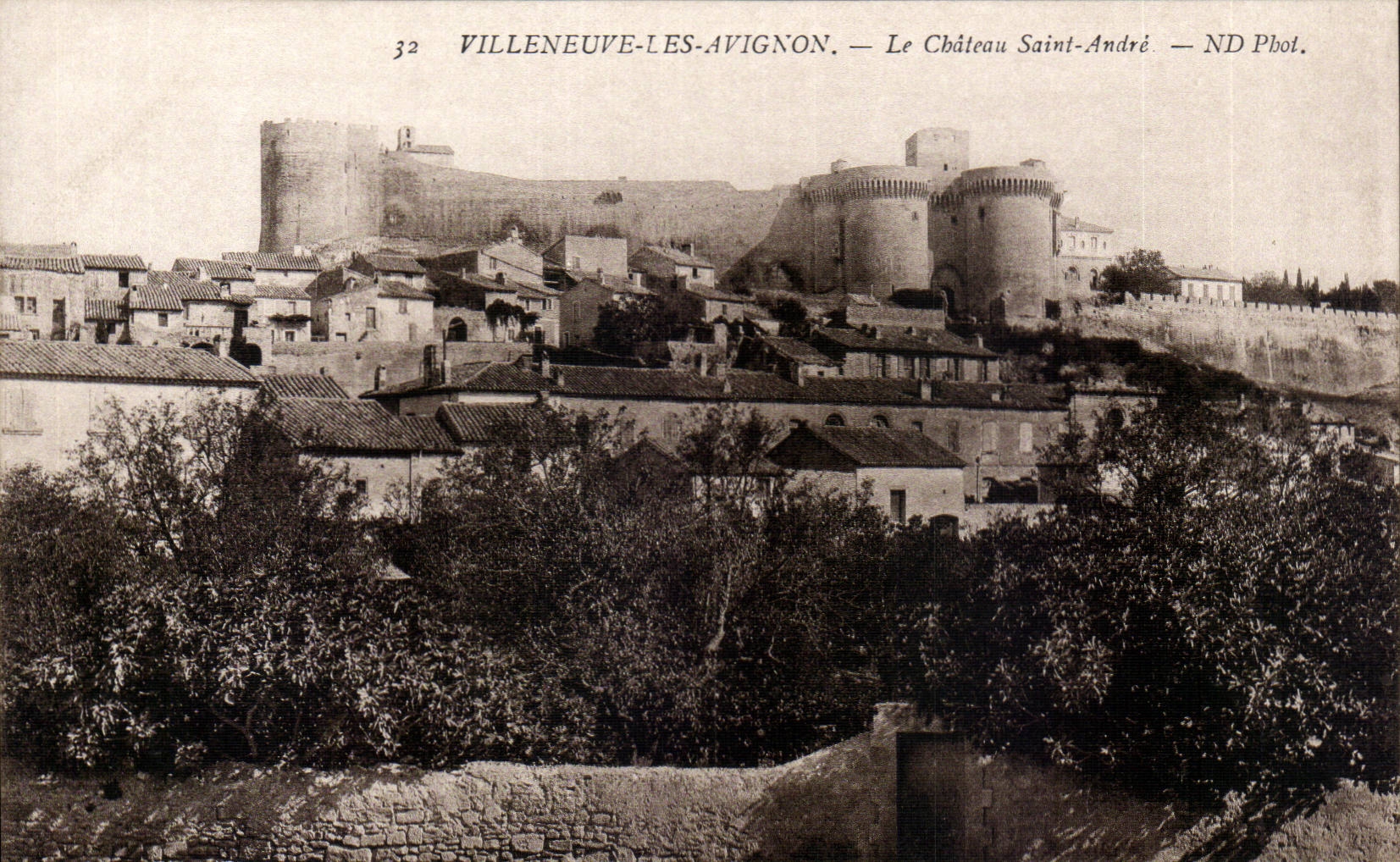 Villeneuve Avignon CPA the castle Saint Andre