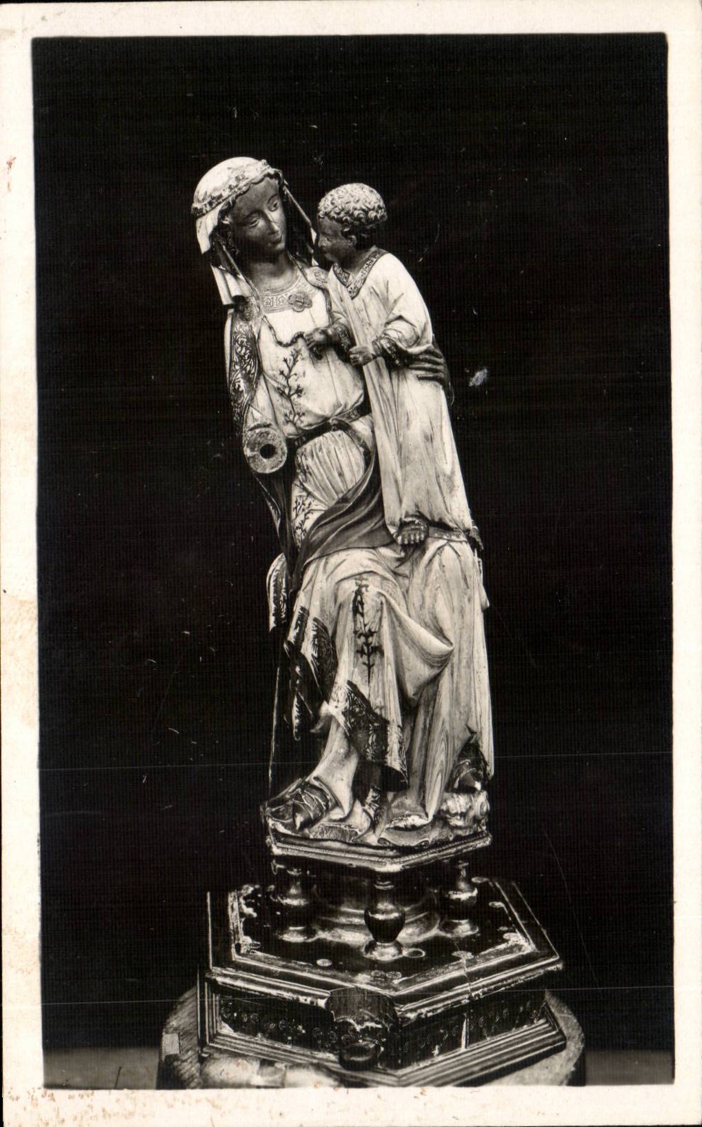 Villeneuve Avignon CPA Church of collegial the ivory virgin