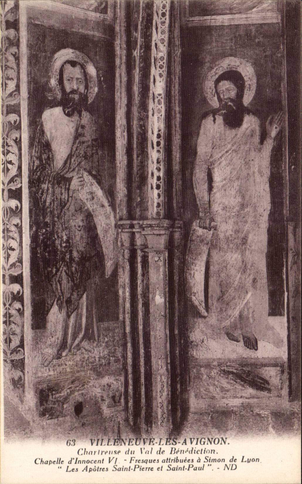 Villeneuve Avignon CPA Chartreuse of the valley of Blessing