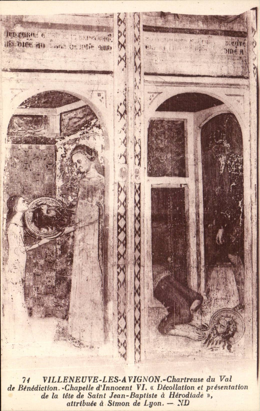 Villeneuve Avignon CPA Chartreuse of the valley of Blessing Vault from Innocent VI