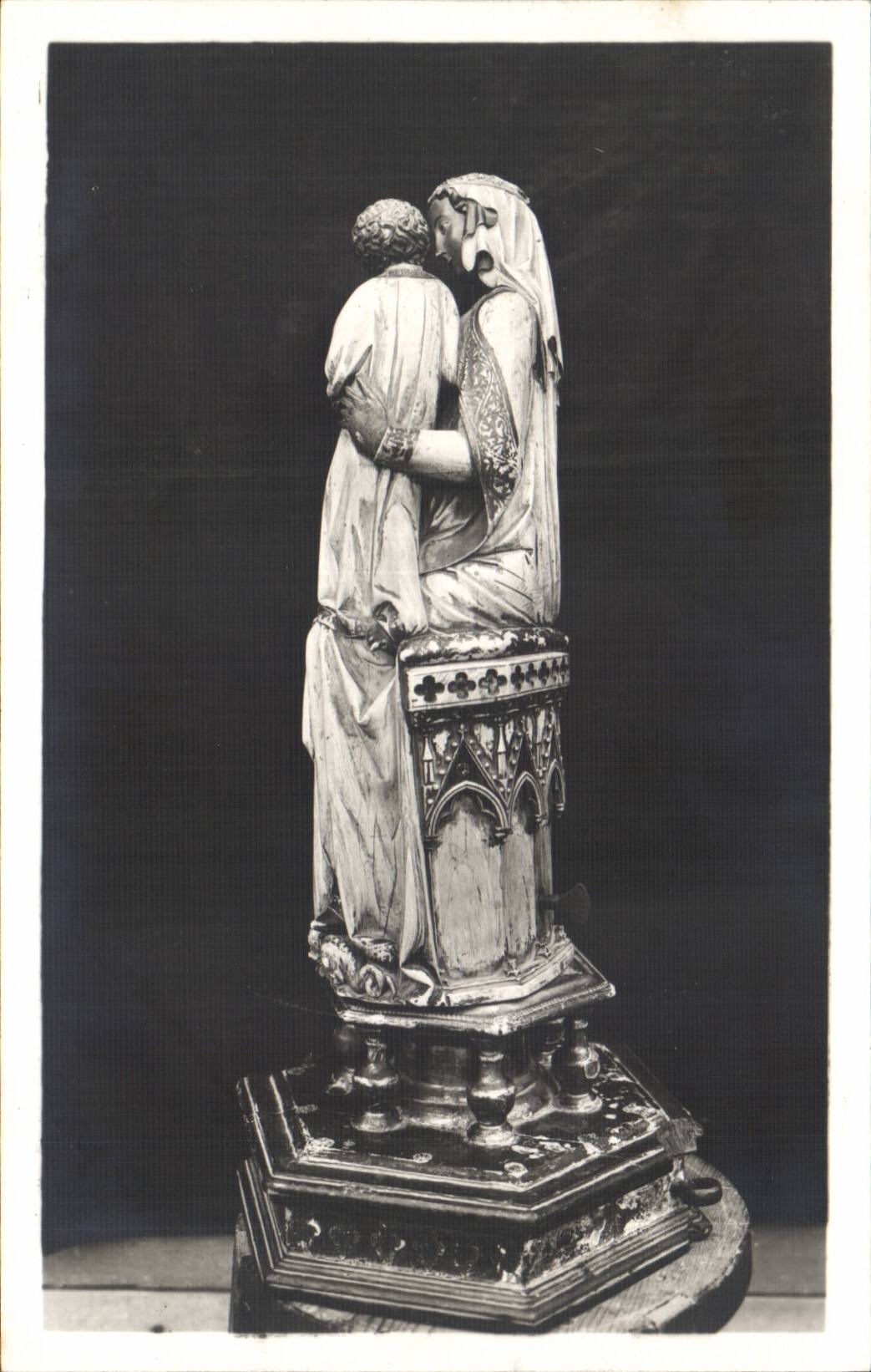 Villeneuve Avignon CPA Church of collegial the ivory virgin