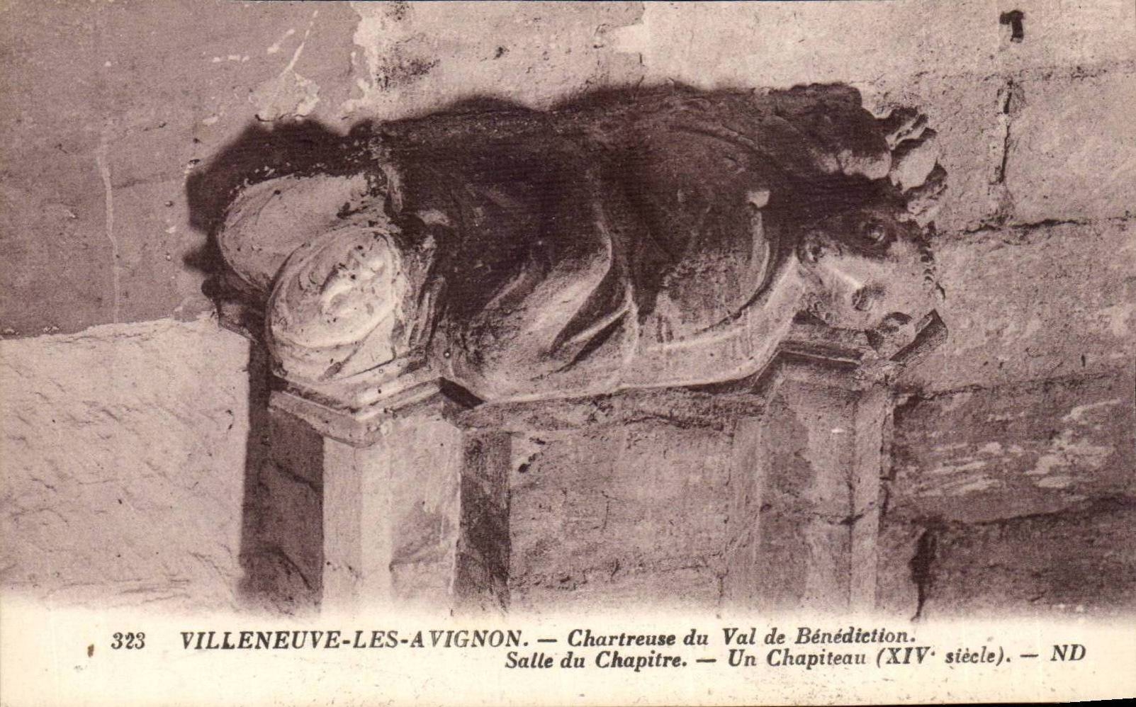 Villeneuve Avignon CPA Chartreuse of the Valley of Blessing Chapter room a capital
