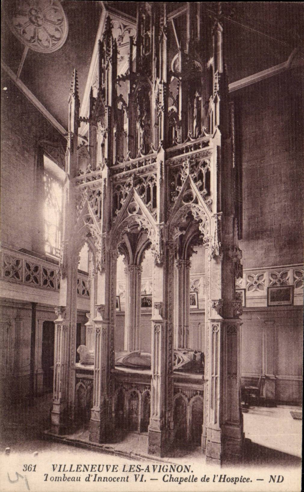 Villeneuve Avignon CPA Tomb Of Innocent VI Vault of the old people's home