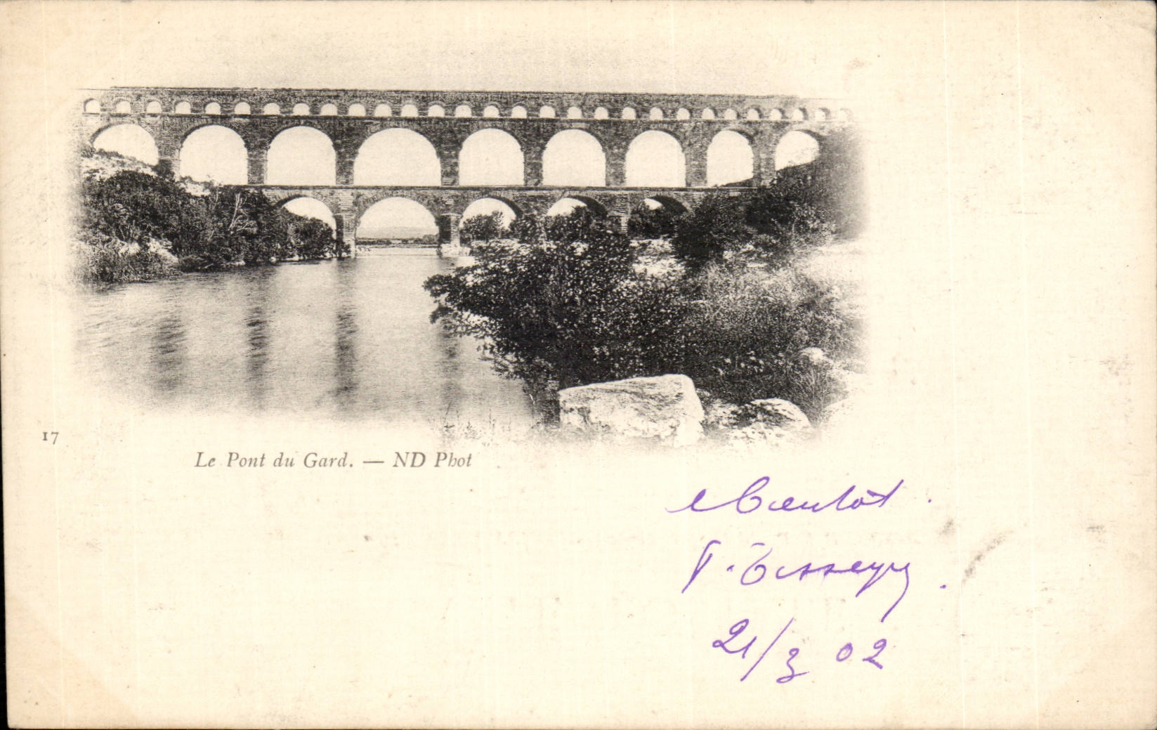 CPA the bridge of Gard