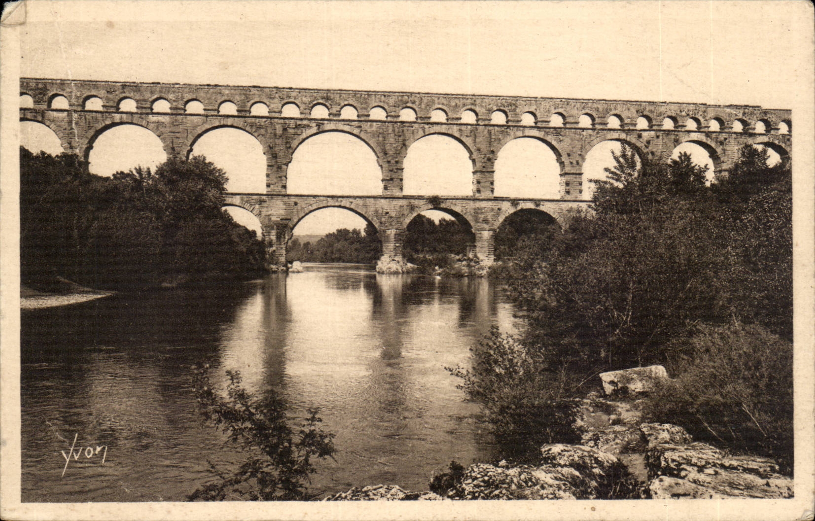 CPA the bridge of Gard