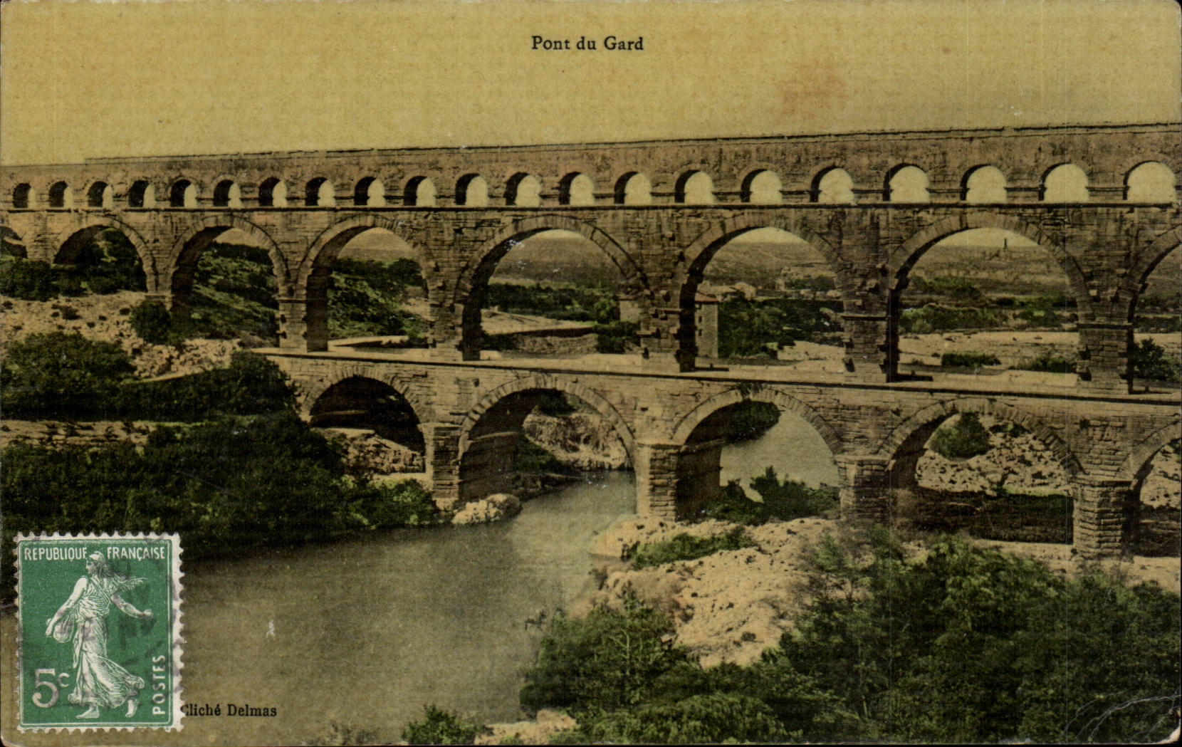 CPA the bridge of Gard