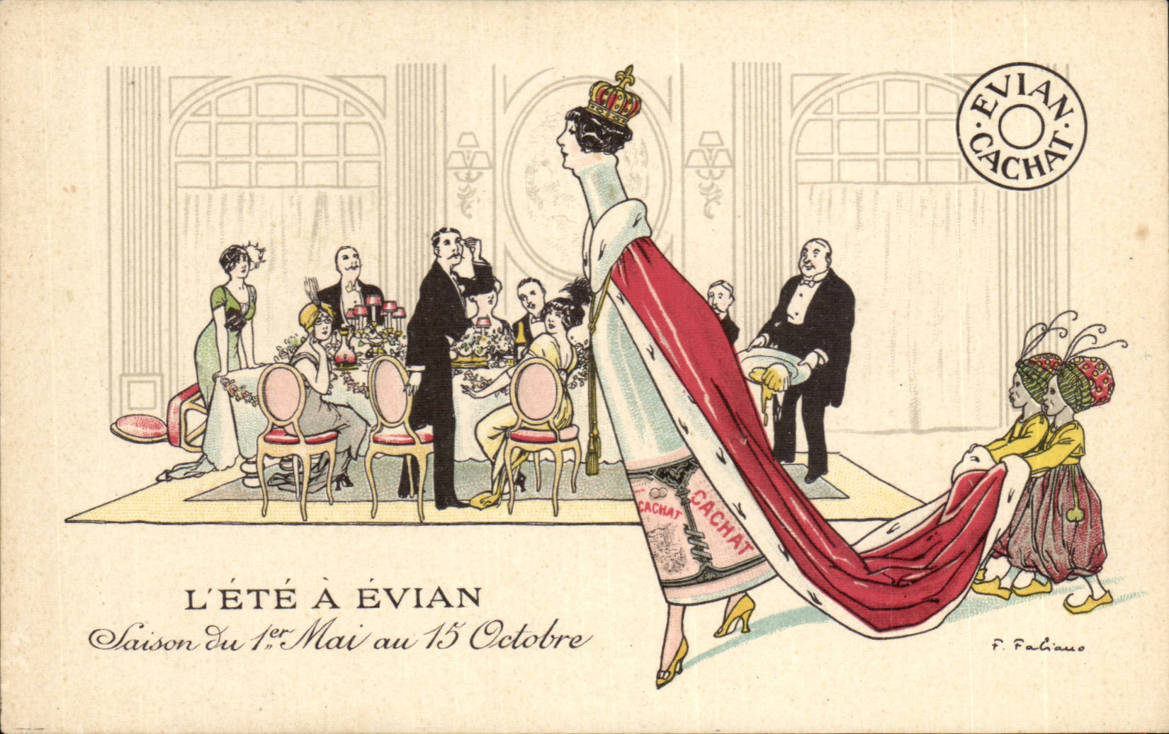 CPA FAntaisie Humour l'ete a Evian Saison du 1er mai au 15 octobre