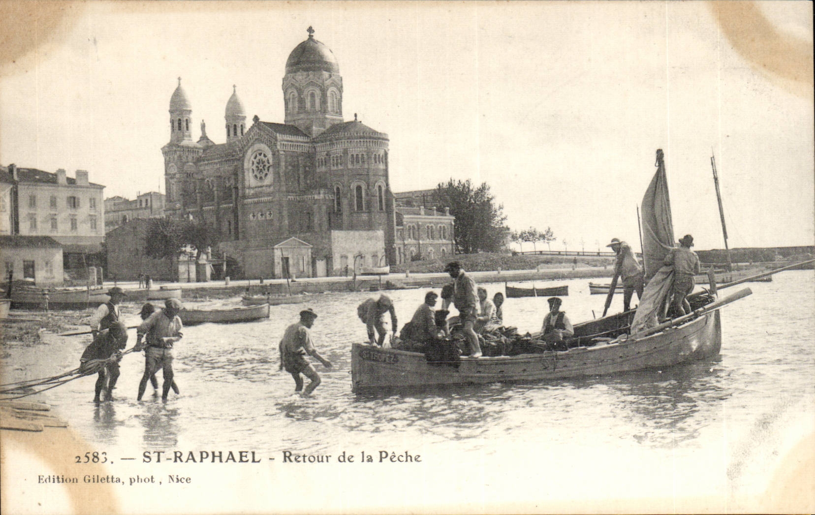 CPA Saint Raphael Return of the sin