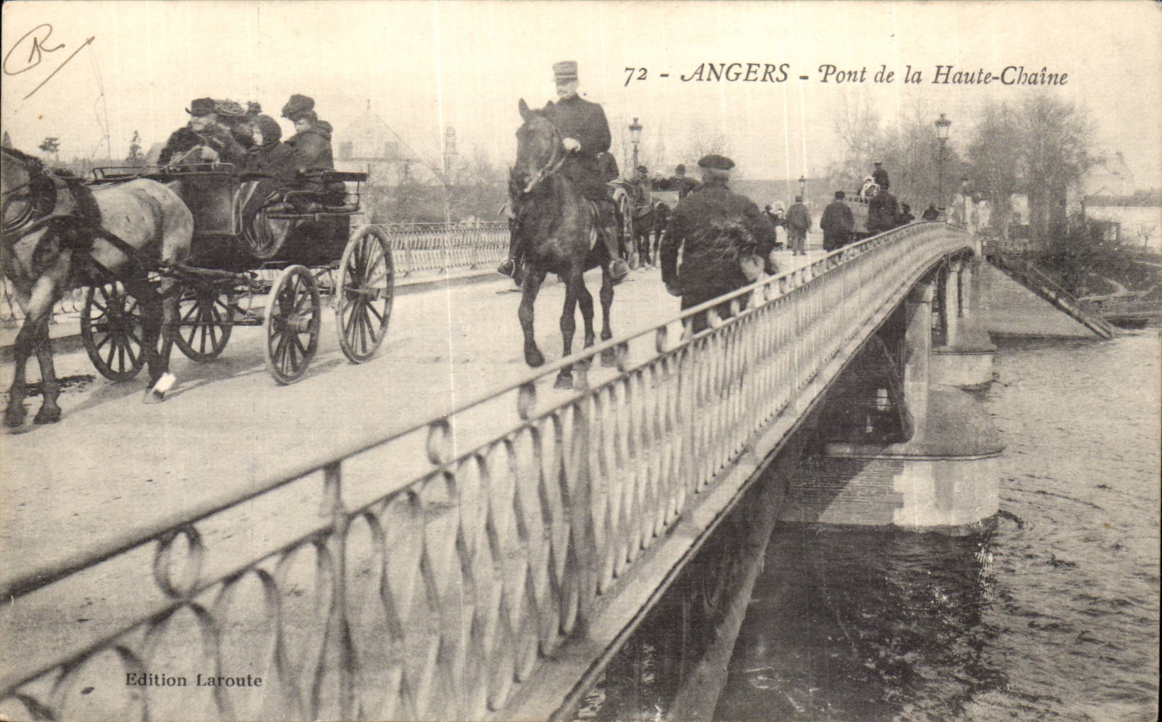 CPA Angers Bridge of the High Chain