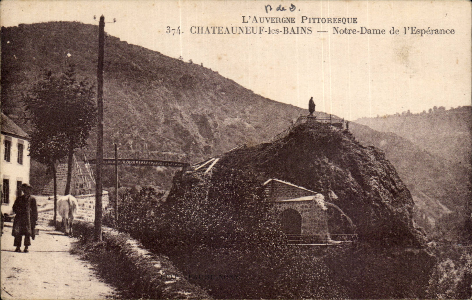 CPA Chateauneuf les Bains Our Lady of the Hope