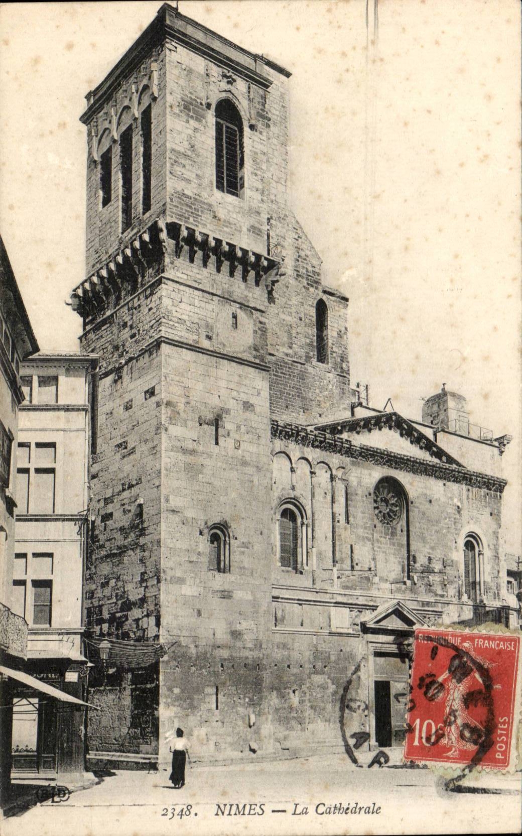 Nimes CPA die Kathedrale