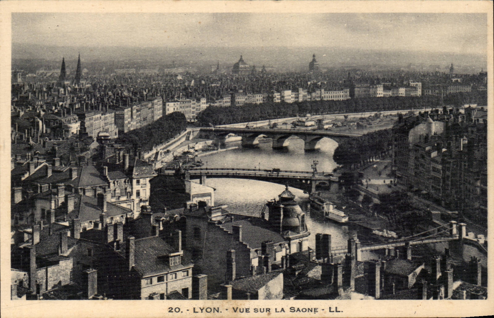 CPA Lyon Seen on the Saone