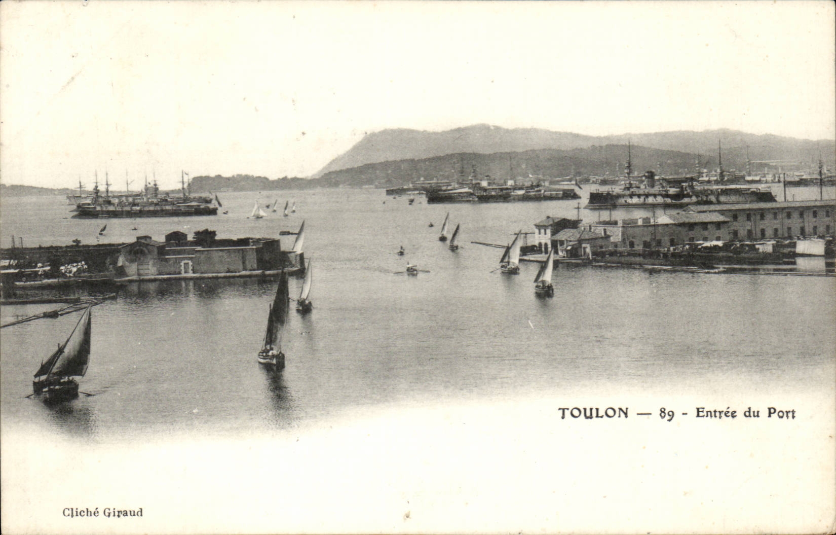 Toulon CPA Entrance of the port