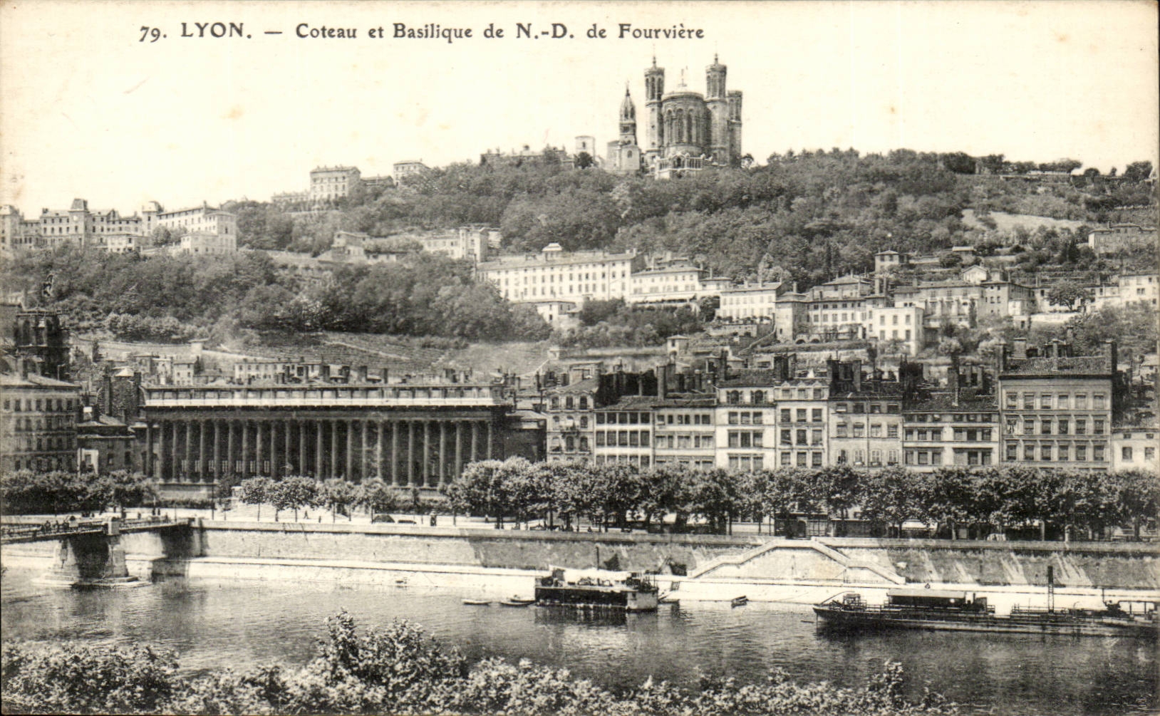 CPA Lyon Slope and ND basilica of Fourviere