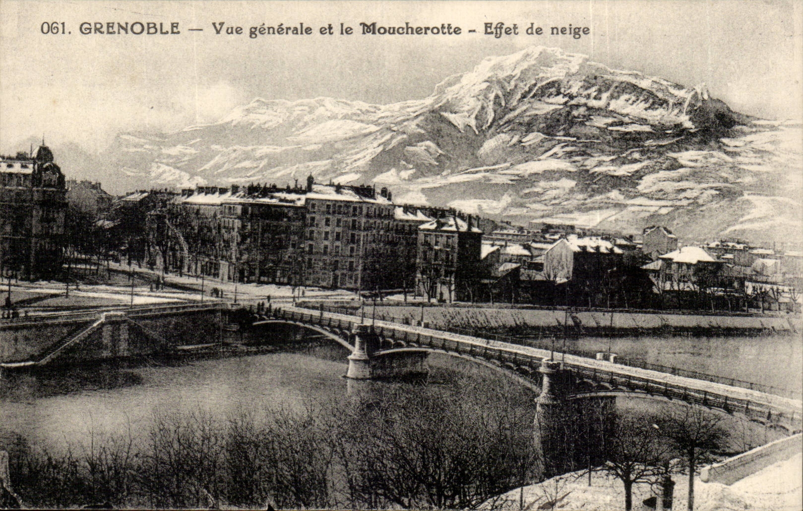 Grenoble CPA View and Moucherotte Effect of snow