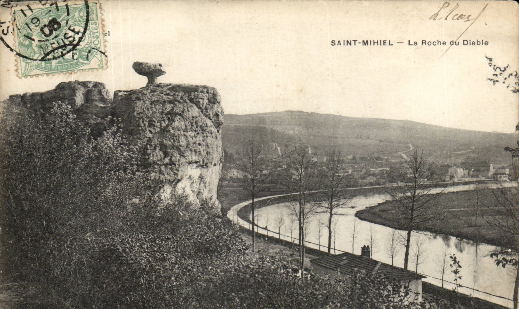 Saint Mihiel CPA der Felsen des Teufels