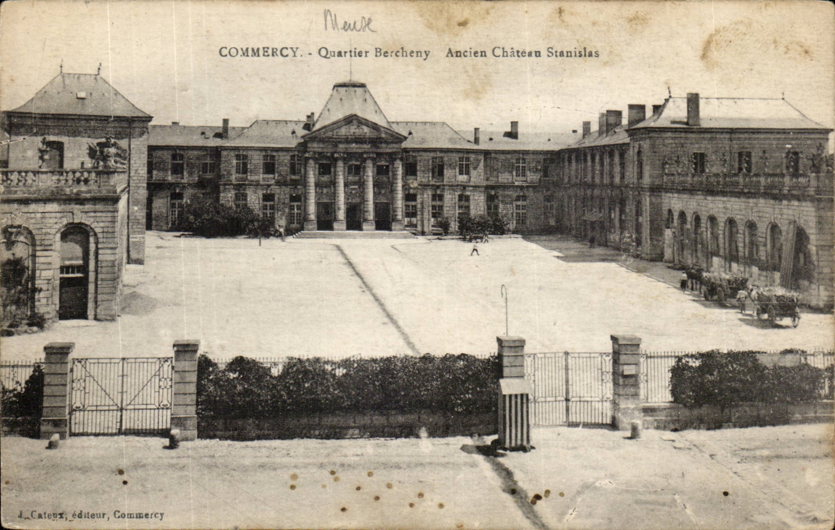 Comemrcy CPA Bercheny District old Stanislas castle