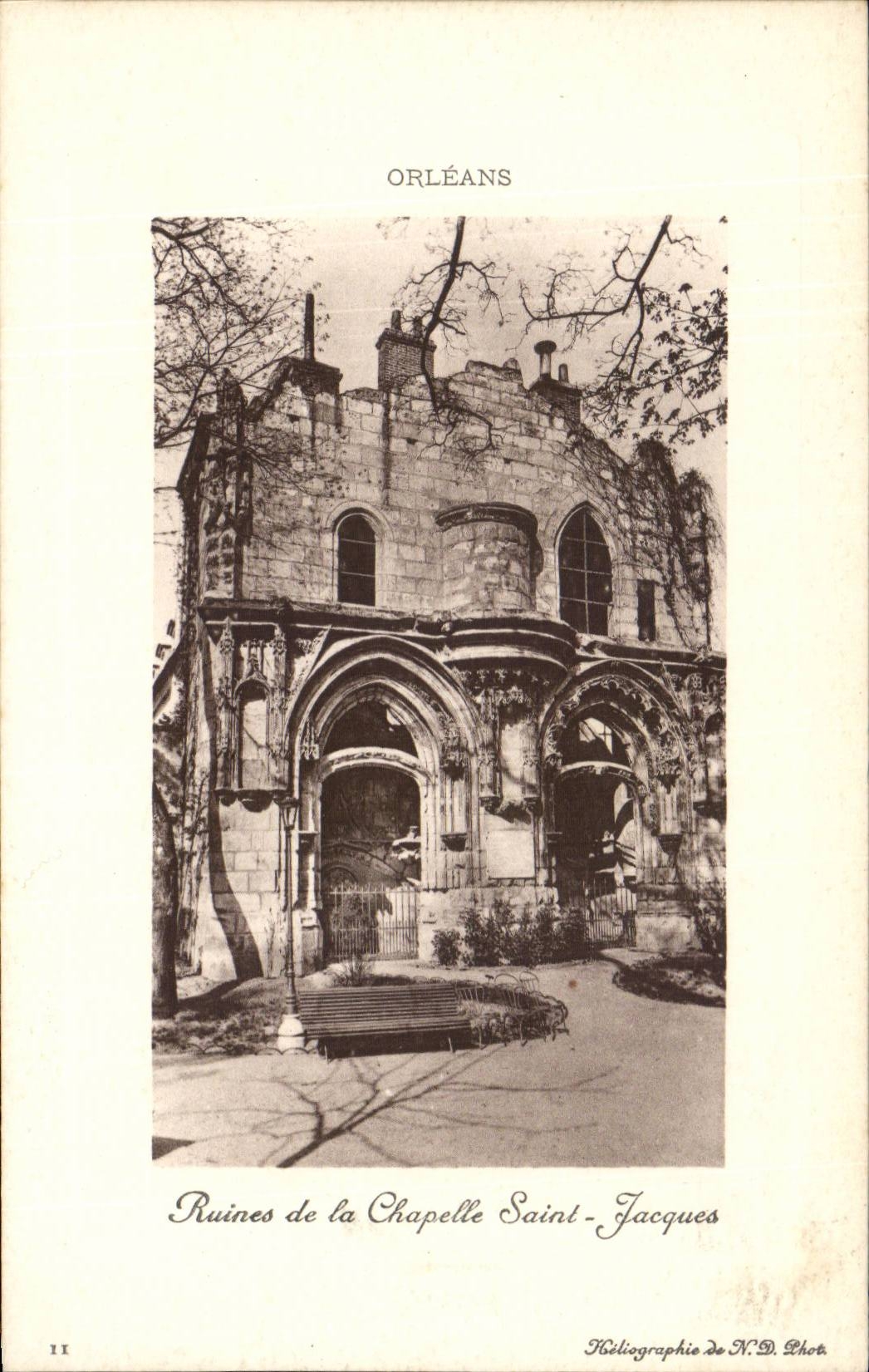 CPA Orleans Ruins of the vault Saint Jacques
