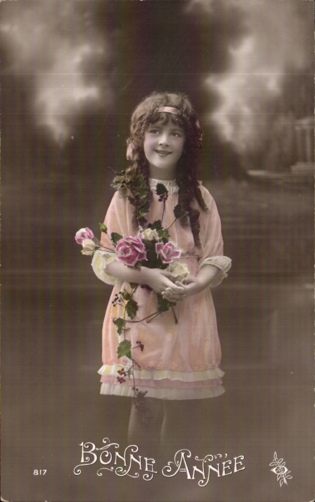 CPA Phantasie-Kind-gluckliches neues Jahr