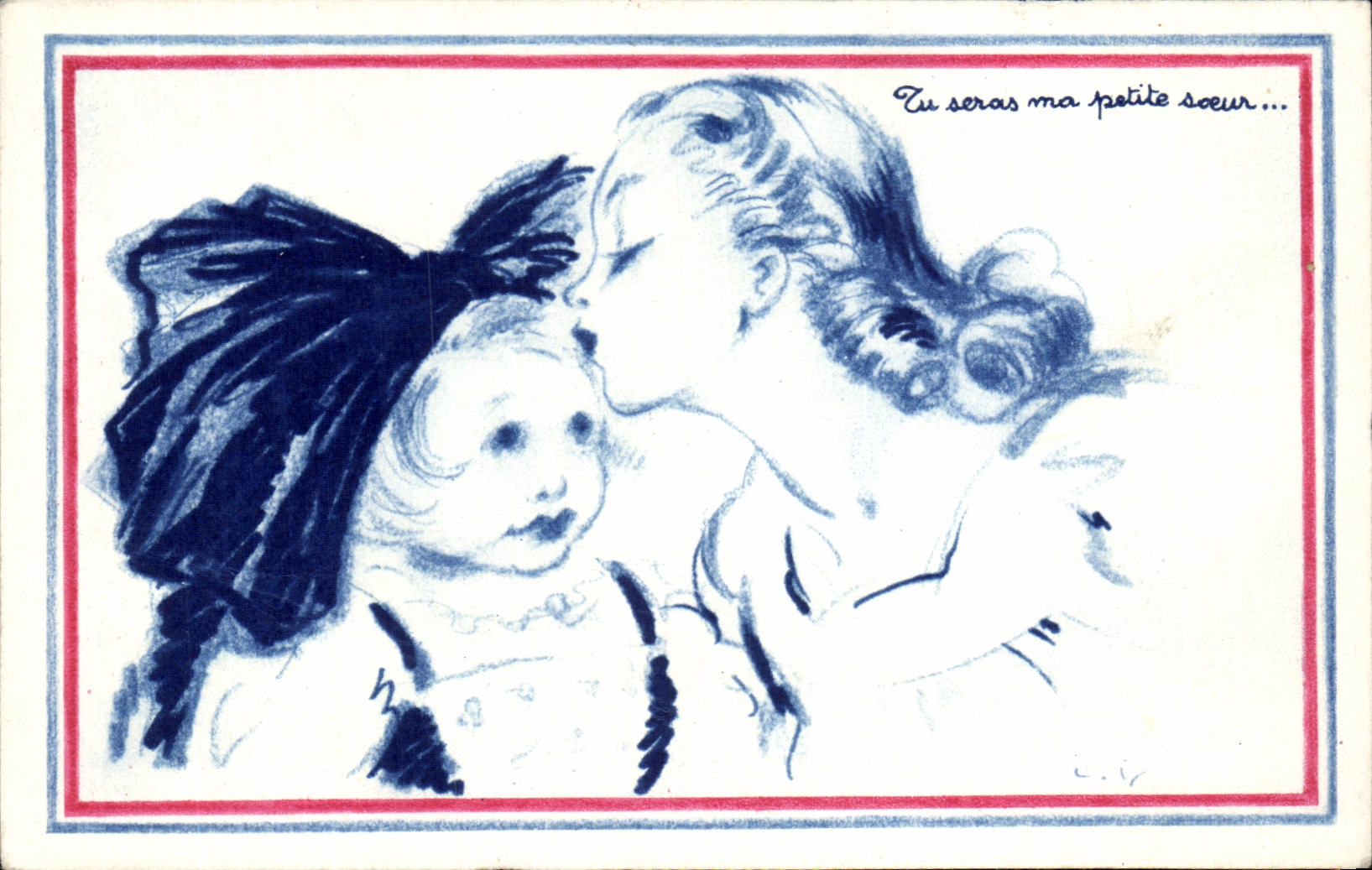 CPA Phantasiekind Elsass-Frau