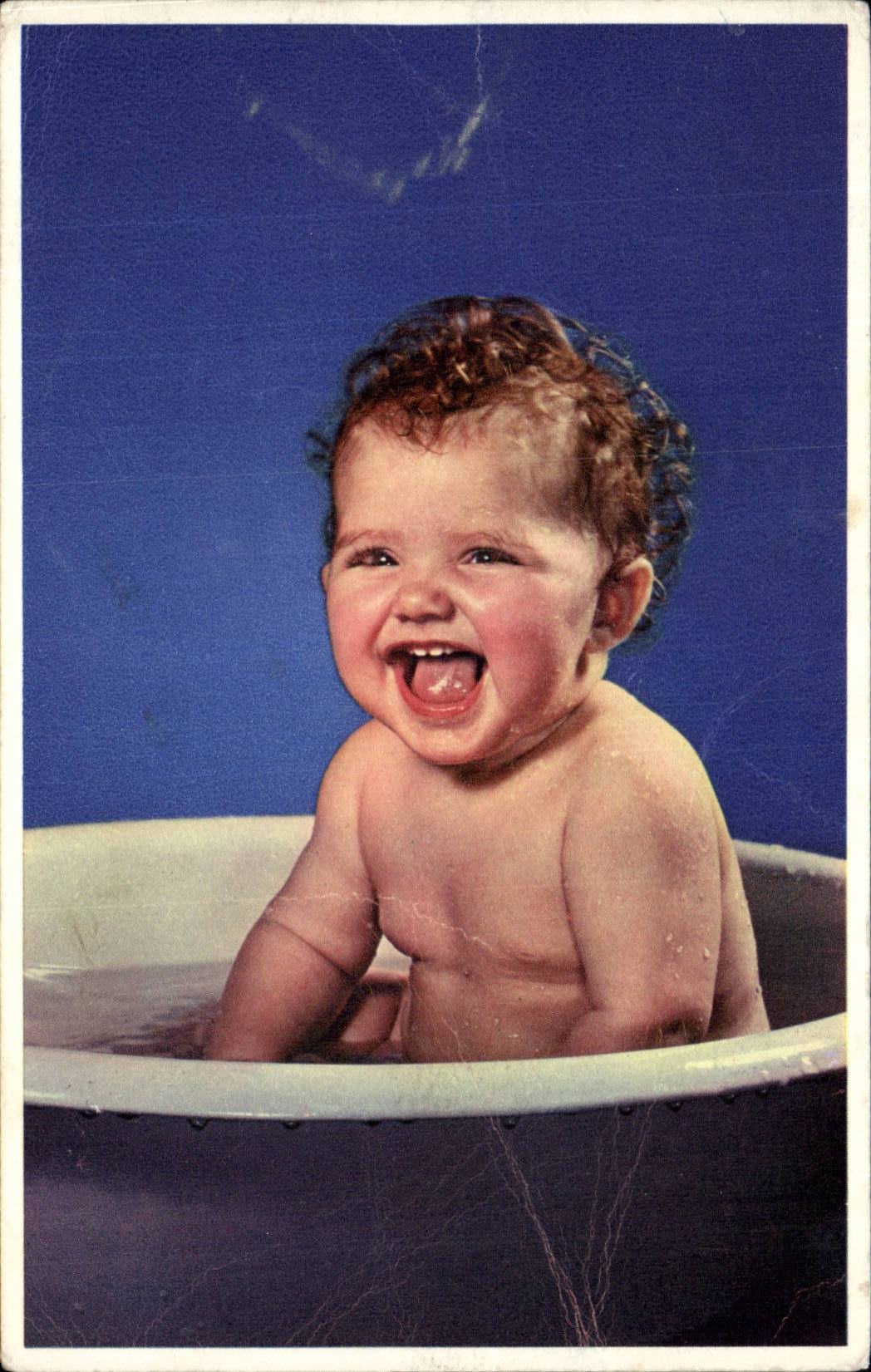 CPA Phantasie-Kindbaby