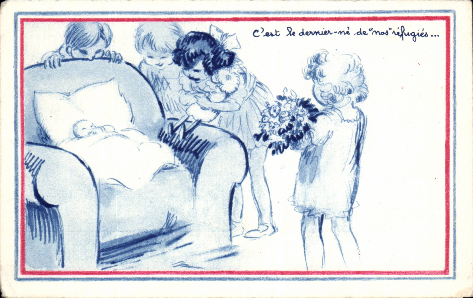 CPA Phantasie-Kinder