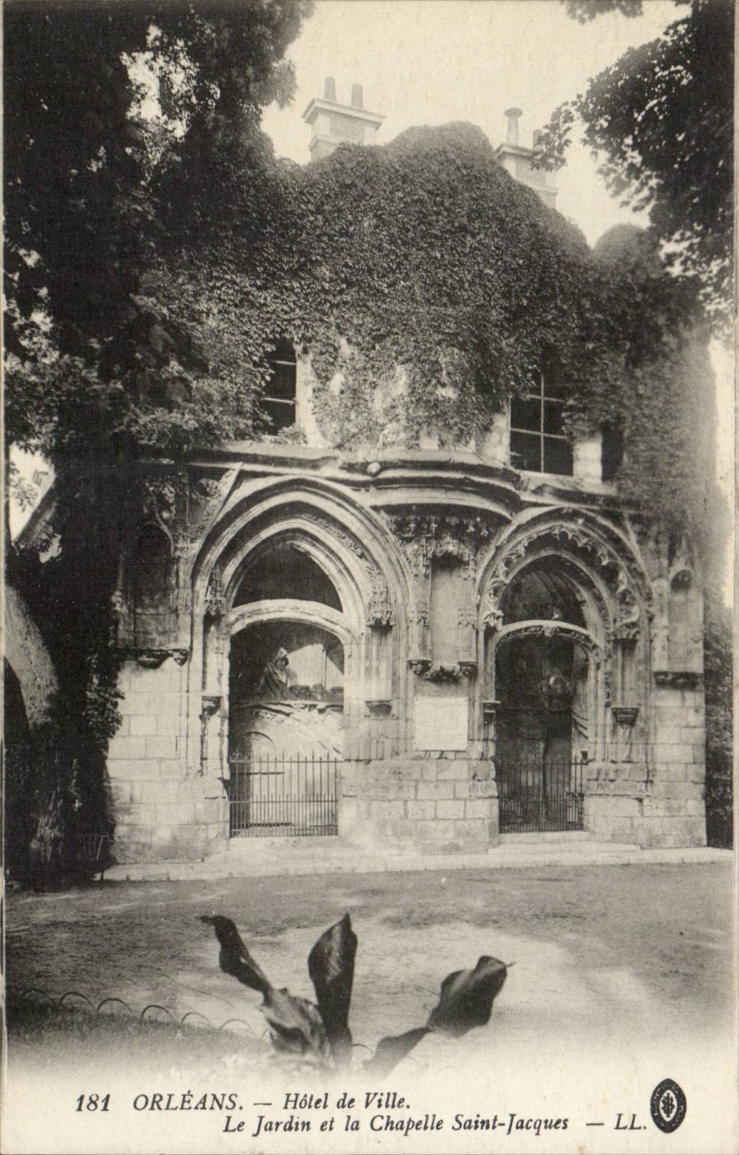 Orleans CPA Town hall the garden and the vault Saint Jacques