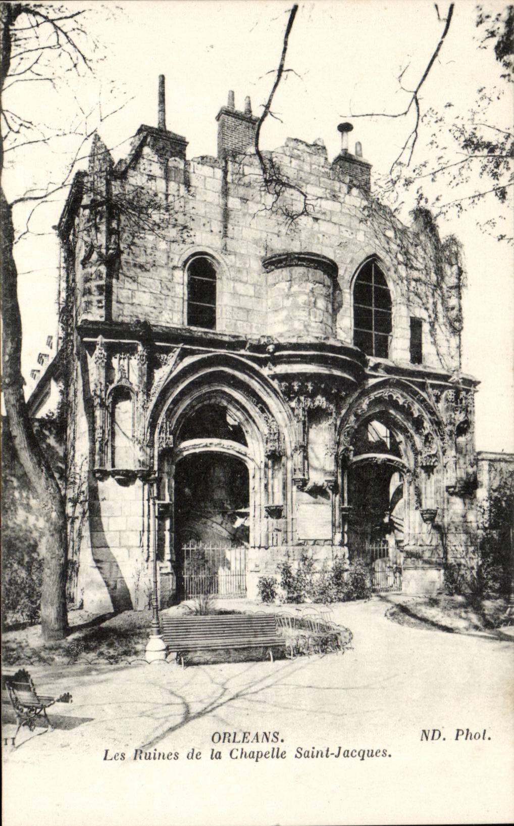 Orleans CPA ruins of the vault Saint Jacques