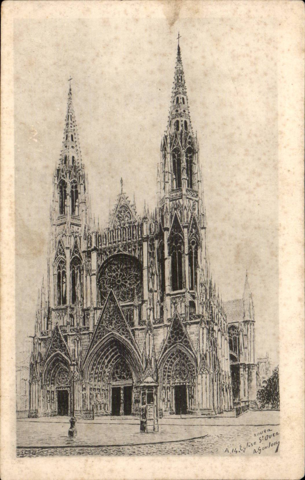 Rouen CPA Church Saint ouen