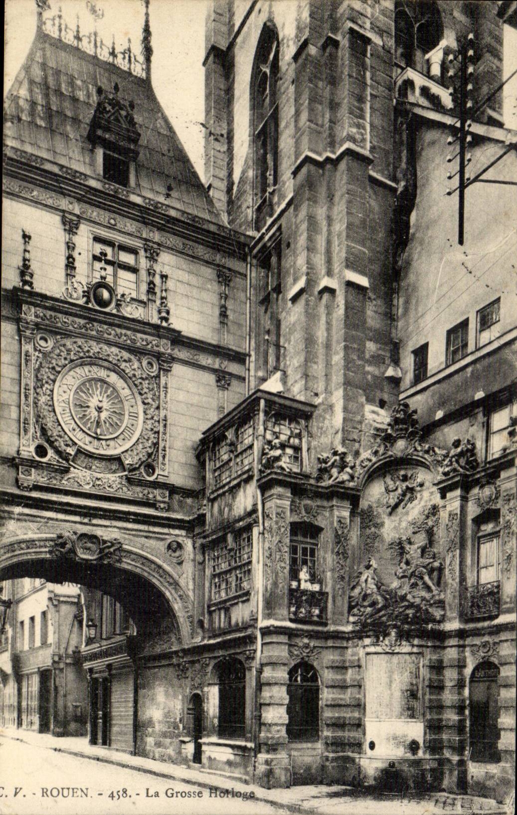 Rouen CPA the large Clock clock