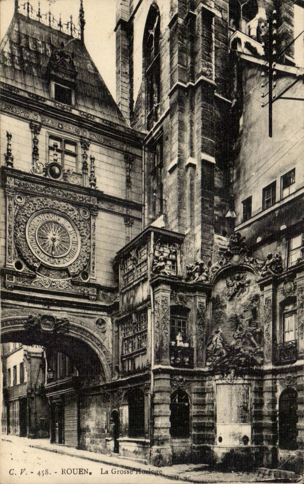Rouen CPA the large Clock clock