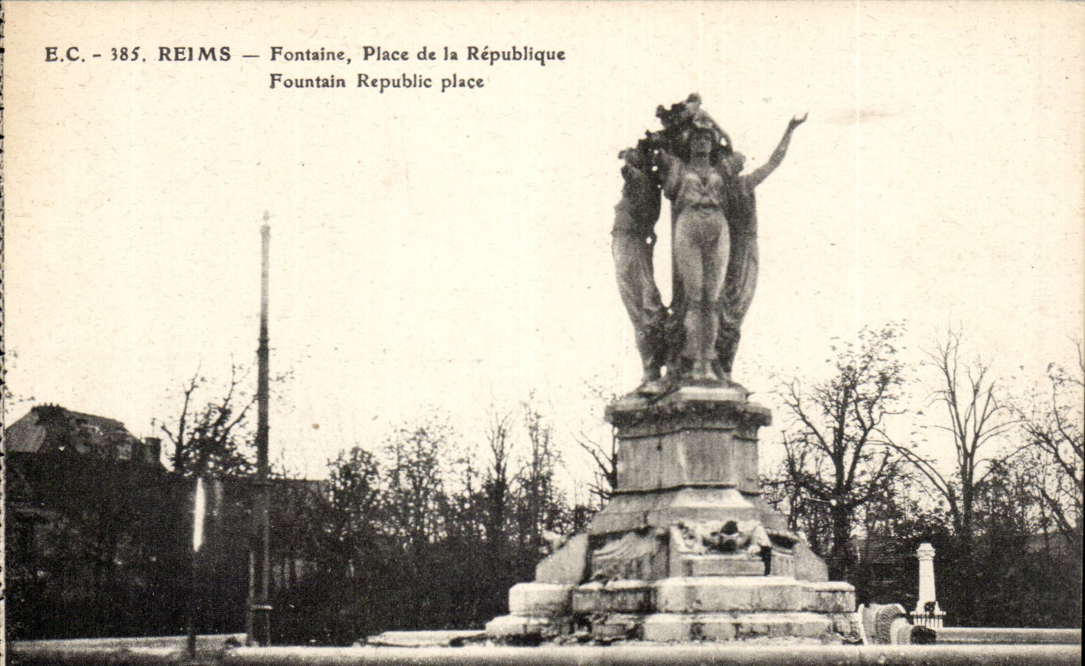 Reims CPA Fontaine places Republic