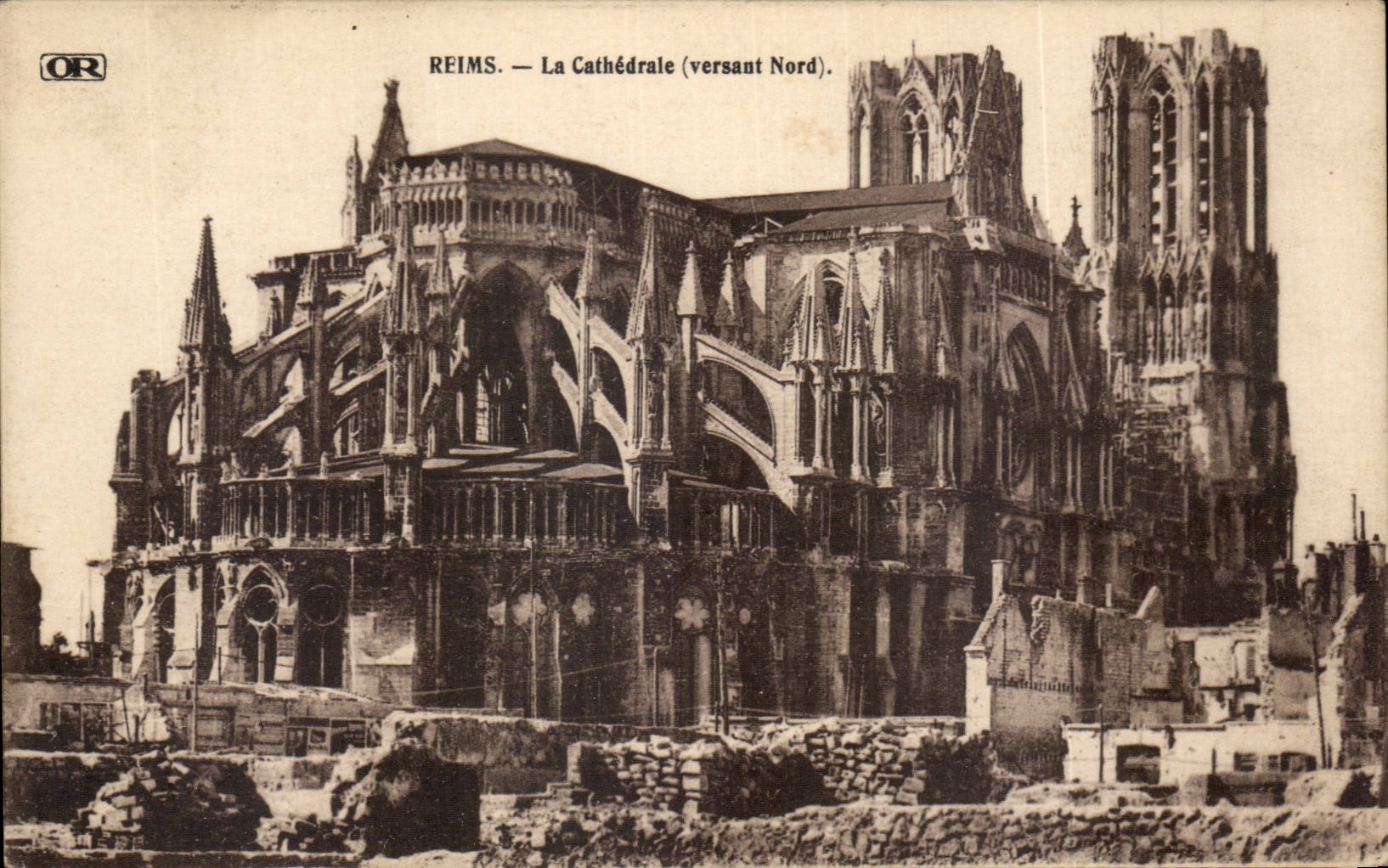CPA Reims the cathedral