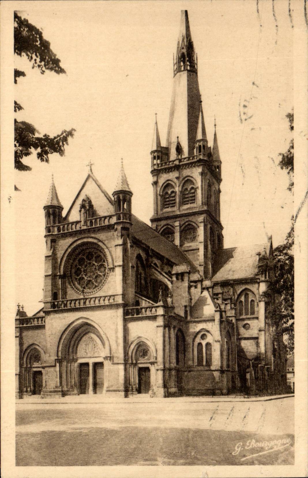 CPA Epernay Eglise Notre Dame