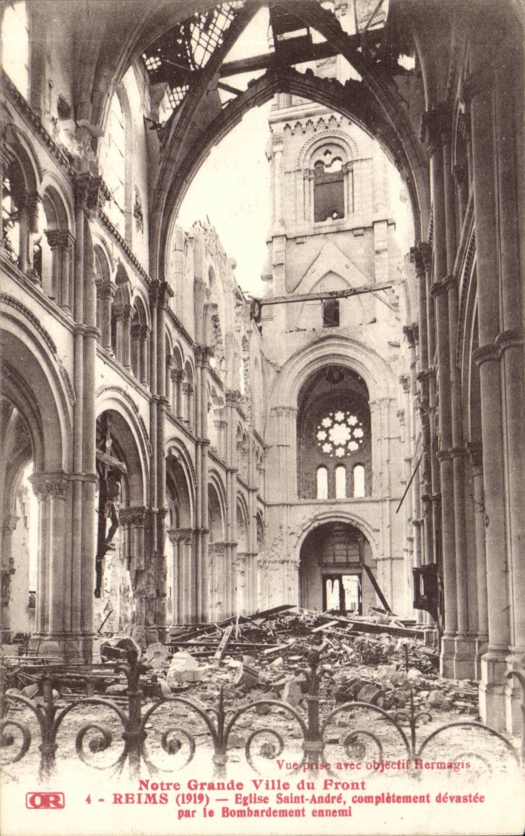 CPA Reims Church Saint Andre