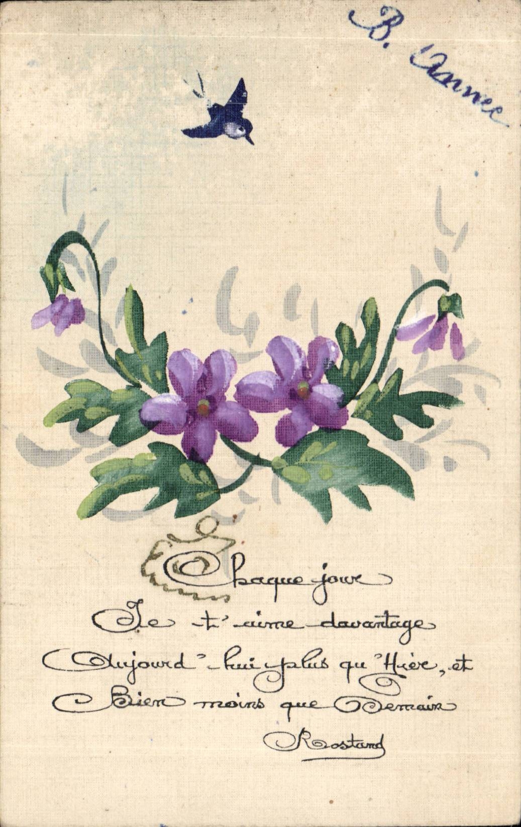 CPA Fantaisie Bonne annee